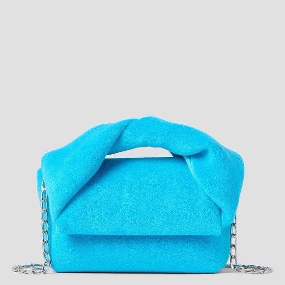 JW Anderson Turquoise Twister Top Handle Shoulder Bag - Picture 3 of 7